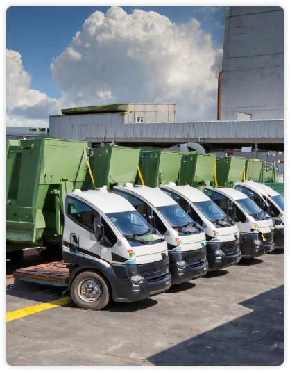 image of company's fleet